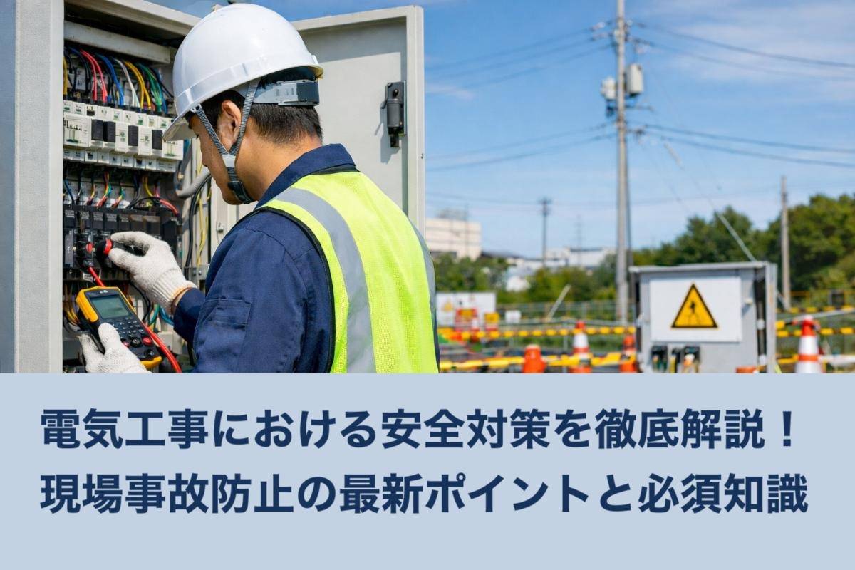 電気工事における安全対策を徹底解説！現場事故防止の最新ポイントと 