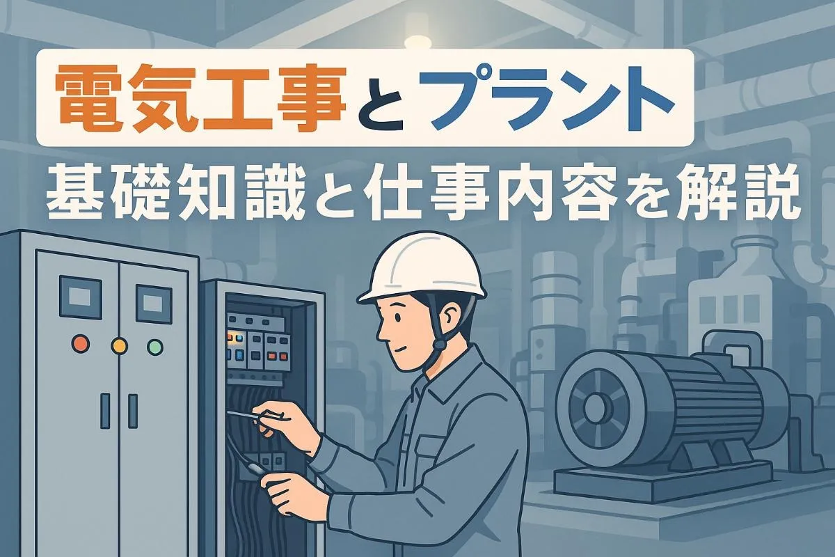 電気工事とプラントの基礎知識と仕事内容を徹底解説｜資格・費用・会社選びのポイントも紹介