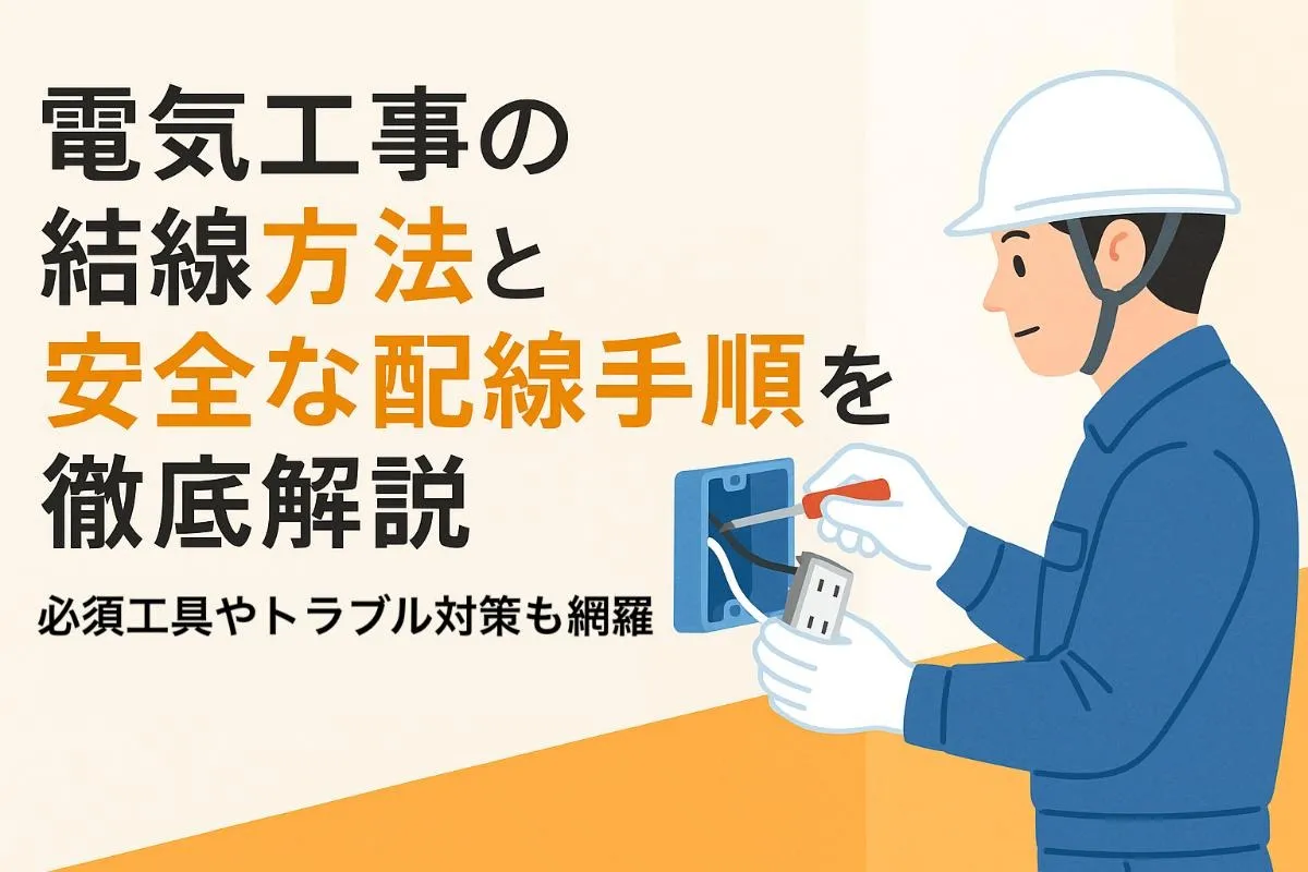 電気工事の結線方法と安全な配線手順を徹底解説｜必須工具やトラブル対策も網羅